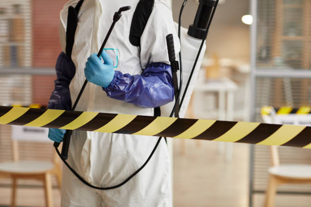 Professional Biohazard technician working in Olivet, SD